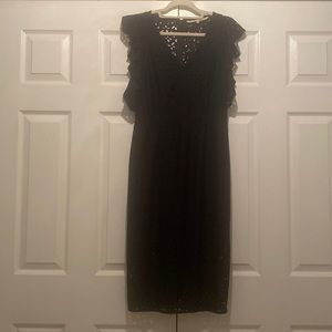 Flattering black dress